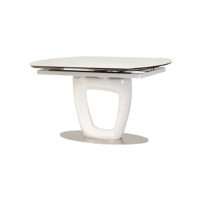 Ceramic table TML-825 white marble